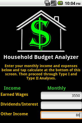 Household Budget Analyzer Free