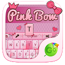 Pink Bow GO Keyboard Theme 4 APK Baixar