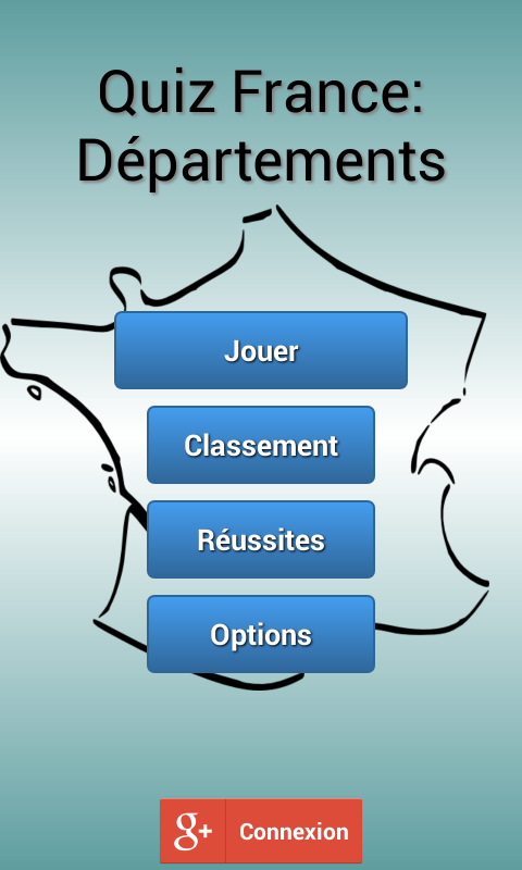 Android application Quiz France: Departments screenshort