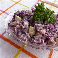 Cabbage and Apple Slaw