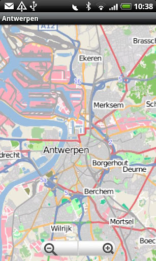 Antwerpen Street Map