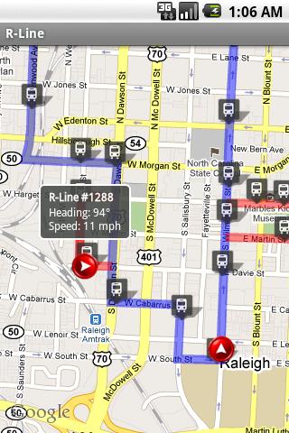 R-Line Bus Locator