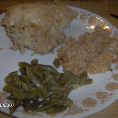 French Onion Chicken and Rice Casserole