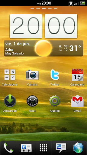 Go Launcher Theme: HTC Sense 4