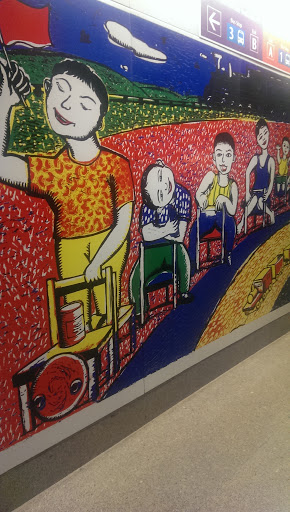 Serangoon Station Art Mural