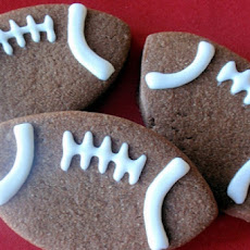 Fabulous Filbert Football Cookies Aka Super Bowl Cookies