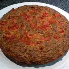 Courgette, Tomato & Paprika Cake