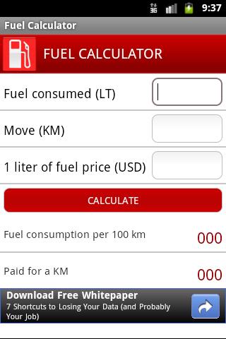 Fuel Calculator