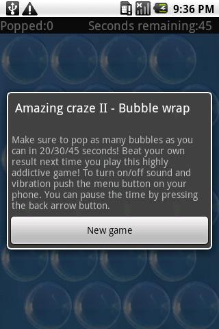 Amazing craze II - bubble wrap