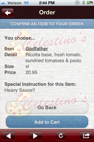 【免費商業App】Celestinos NY Pizza Chico Ca-APP點子