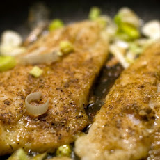 Fish with Creamy Leeks