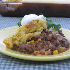 Beef Mole Tamale Pie