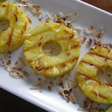 Grilled Pineapple with Toasted Coconut and Lime