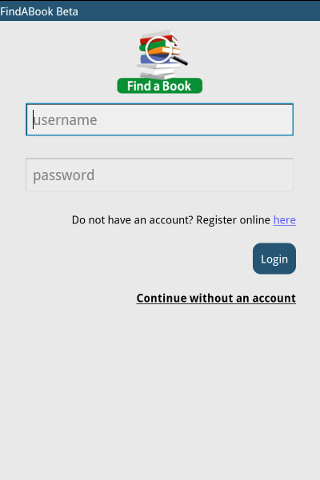 FindABook Mobile Beta