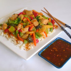 Spicy Peach Stir-Fry Sauce