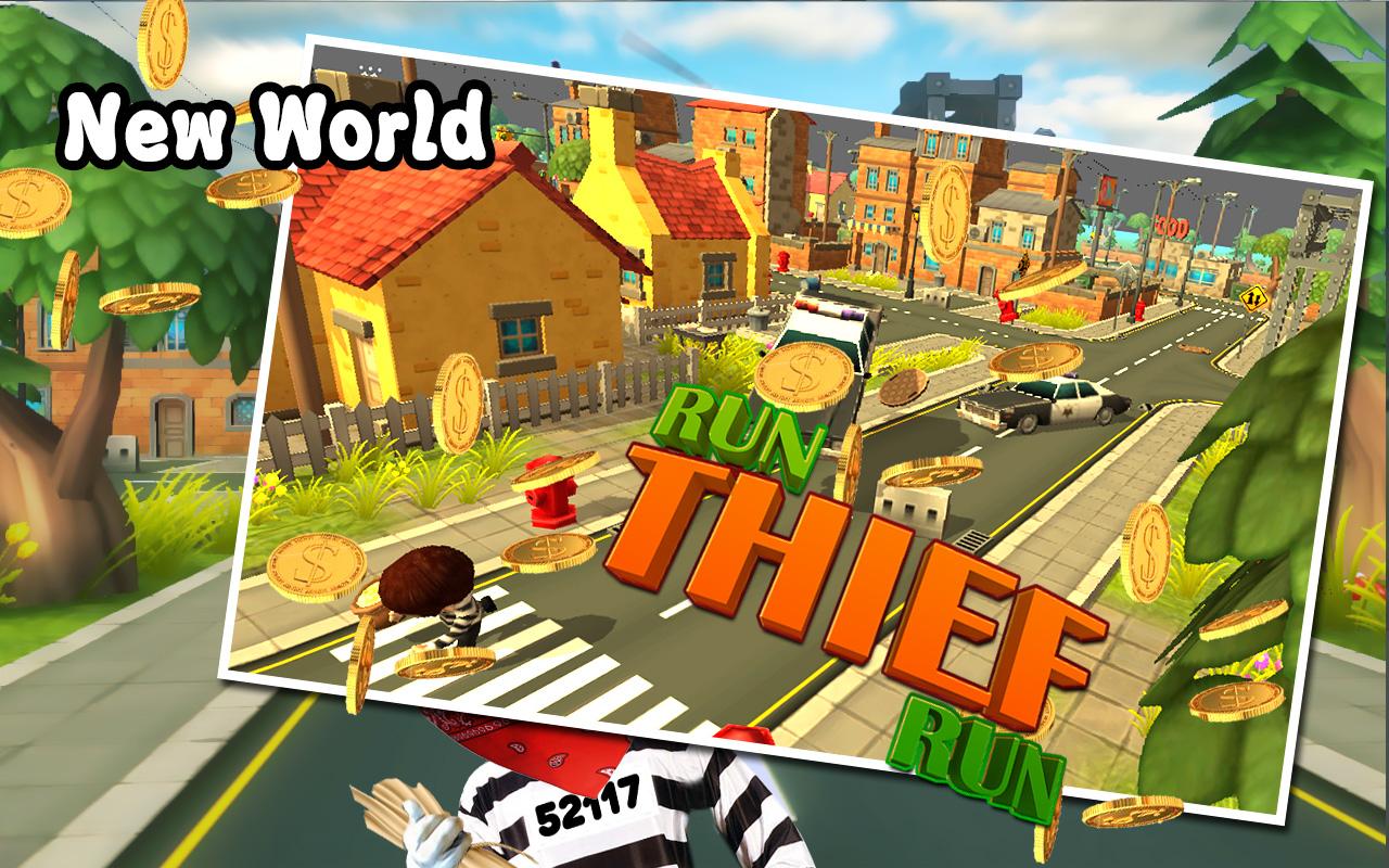 Android application Run Thief Run New World screenshort