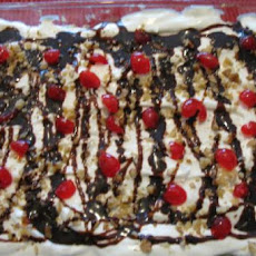 Banana Split Dessert (4 Points * Low Fat & Low Sugar)