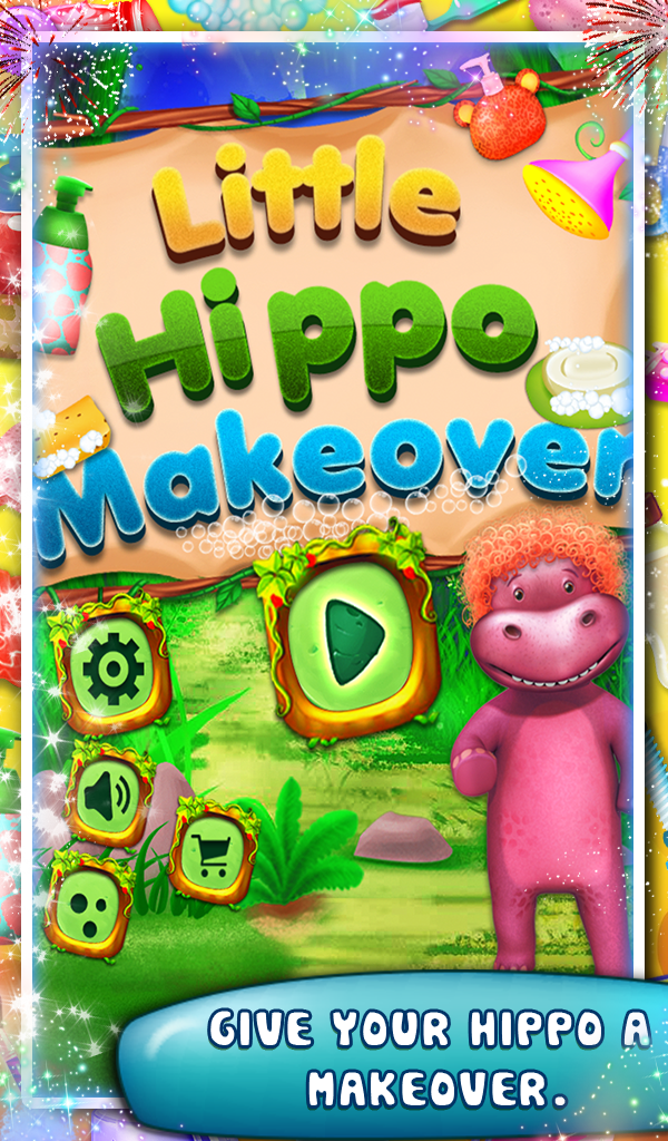 Android application Little Hippo Makeover screenshort