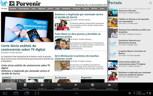 Periodico El Porvenir HD