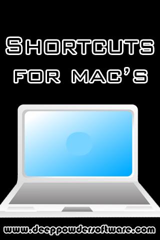 Shortcuts for Macs OSX