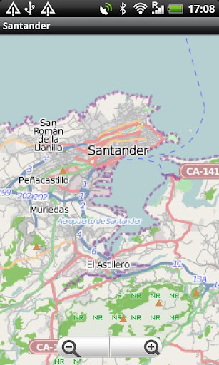 Santander Street Map