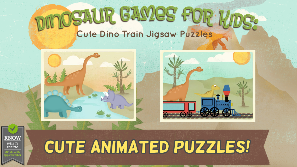 Android application Kids Dinosaur Games: Puzzles screenshort