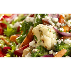 Grilled Vegetable Salad with Mustard Herb Dressing