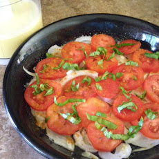 Crustless tomato Quiche