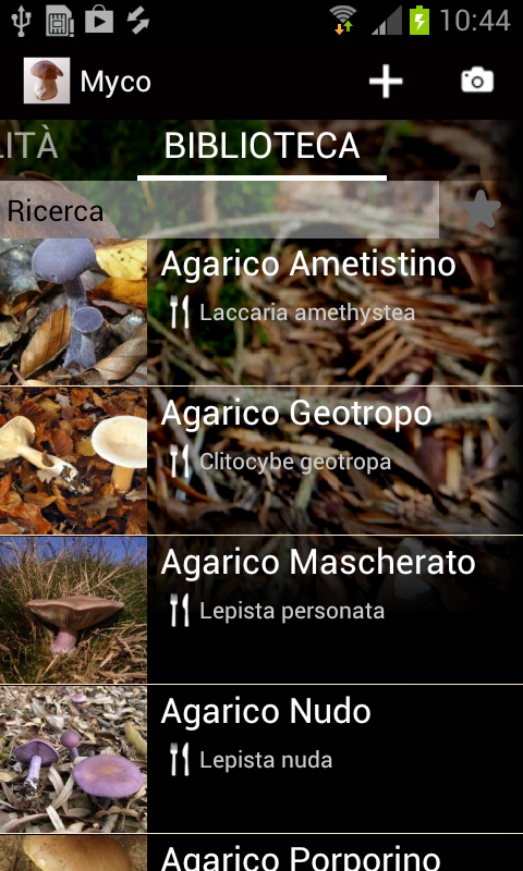 Android application Myco - Mushroom Guide screenshort