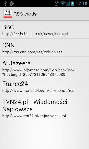【免費新聞App】RSS cards widget-APP點子