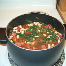Sausage, Beans & Greens Casserole