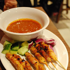 Chicken Skewers With Satay Sauce