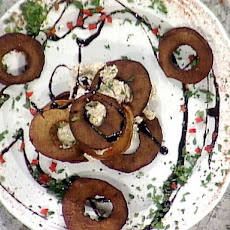 Oven Dried Apple Crisp with Chicken Salad