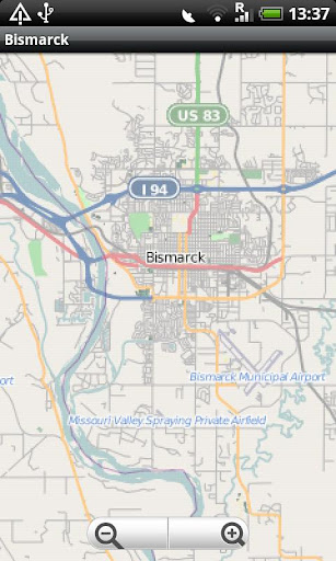 Bismarck Street Map