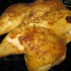 Spice-Roasted Cornish Hens With Cucumber-Yogurt Sauce