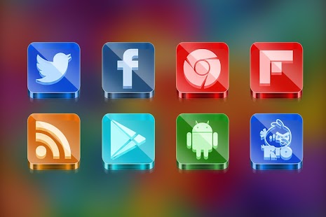 How to install Glaze Icon Pack Theme 1.2.0 unlimited apk for pc