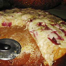 Pampered Chef Mini Reuben Pizza