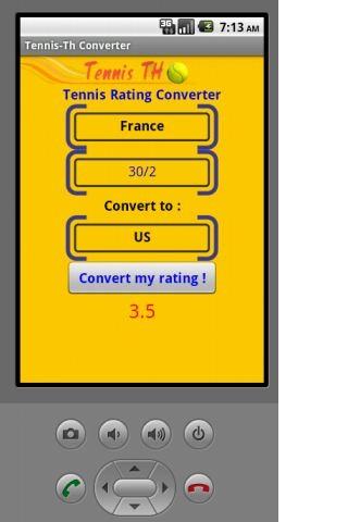 Tennis Converter