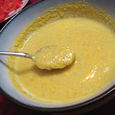 Curry Cream of Cauliflower Cheese Soup
