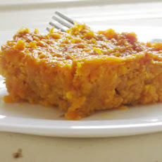 Cafeteria Carrot Souffle