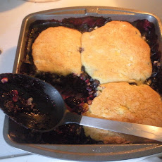 Corny Blueberry Cobbler