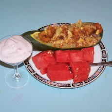 Baked Stuffed Zucchini