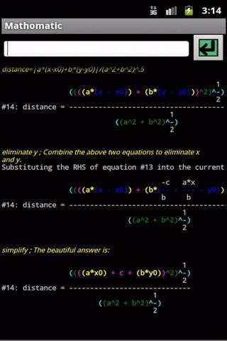 mathomatic for android