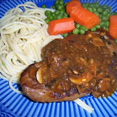 French Onion Steak With Mushrooms