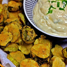 Fried Pickles with Spicy Remoulade