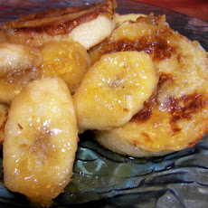 French Toast With Rum Bananas