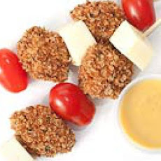 Cock-a-Doodle Skewers with honey-Mustard Dipping Sauce