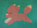 Wolf Decoration in Tai Hang Tung Estate Playground