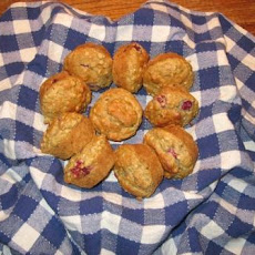 Crunchy Cranberry Buttermilk Muffins