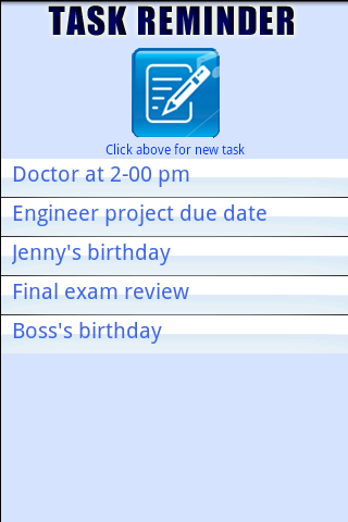 Easy Task Reminder